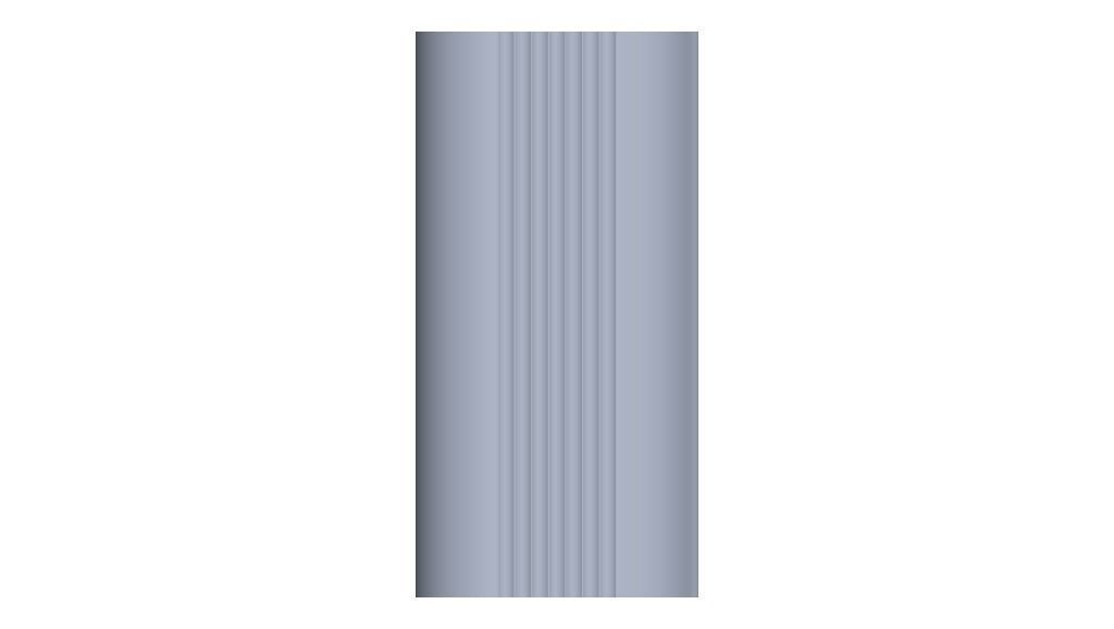 Aluminum Extruded Oval Pipe Footrest MOD AL-054ap Low-poly 3D model_16