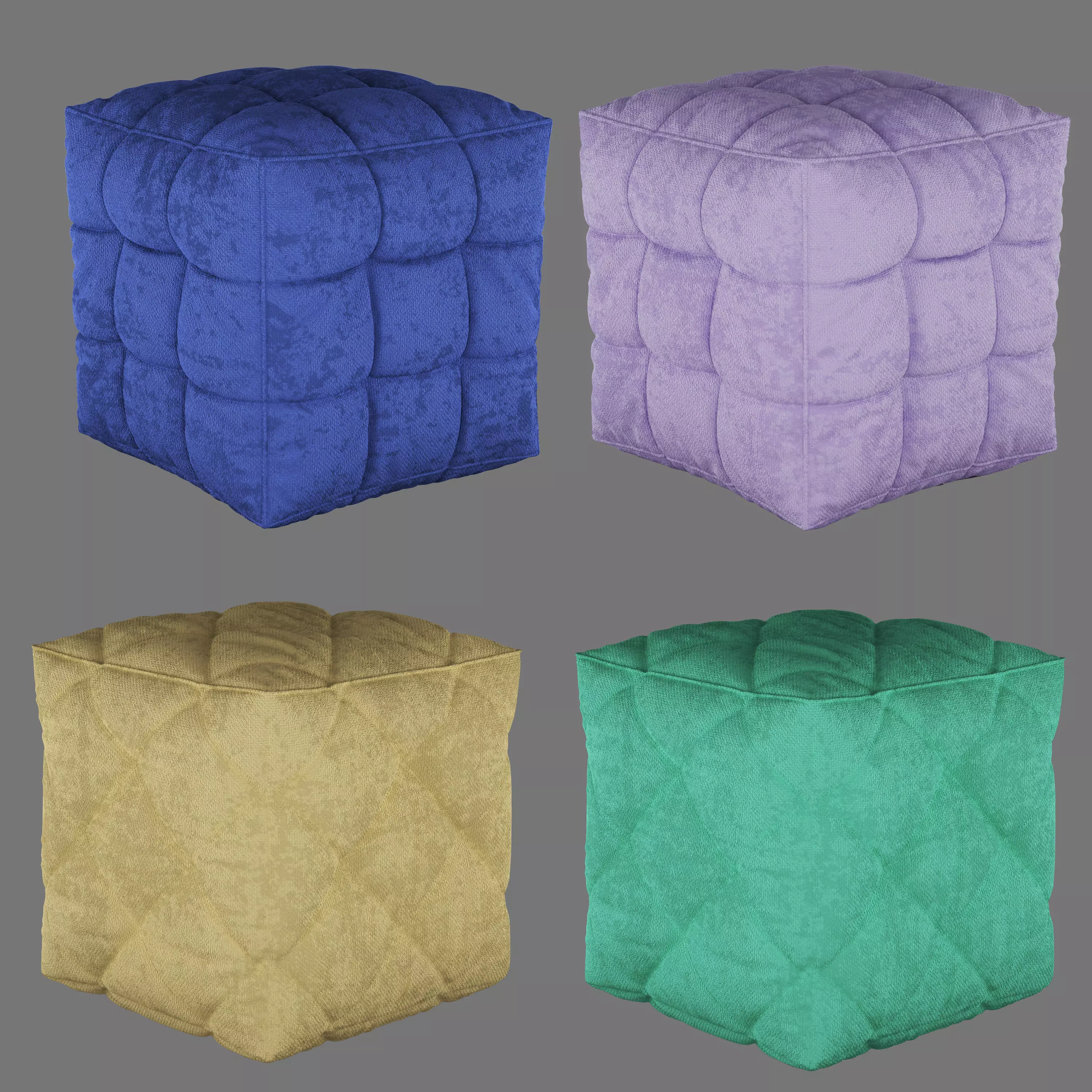 BON VIVANT POUF C3 01 Free 3D model