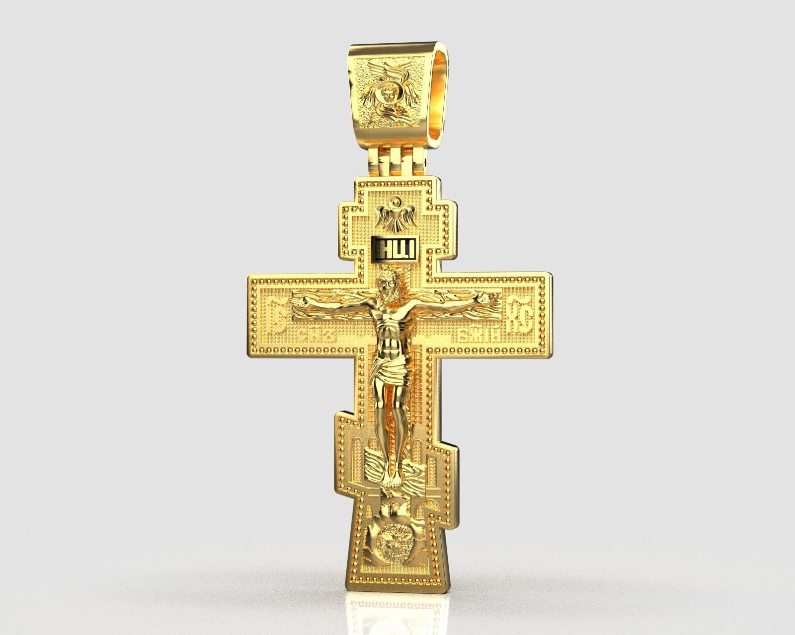 Cross Orthodox  0162 3D print model_0