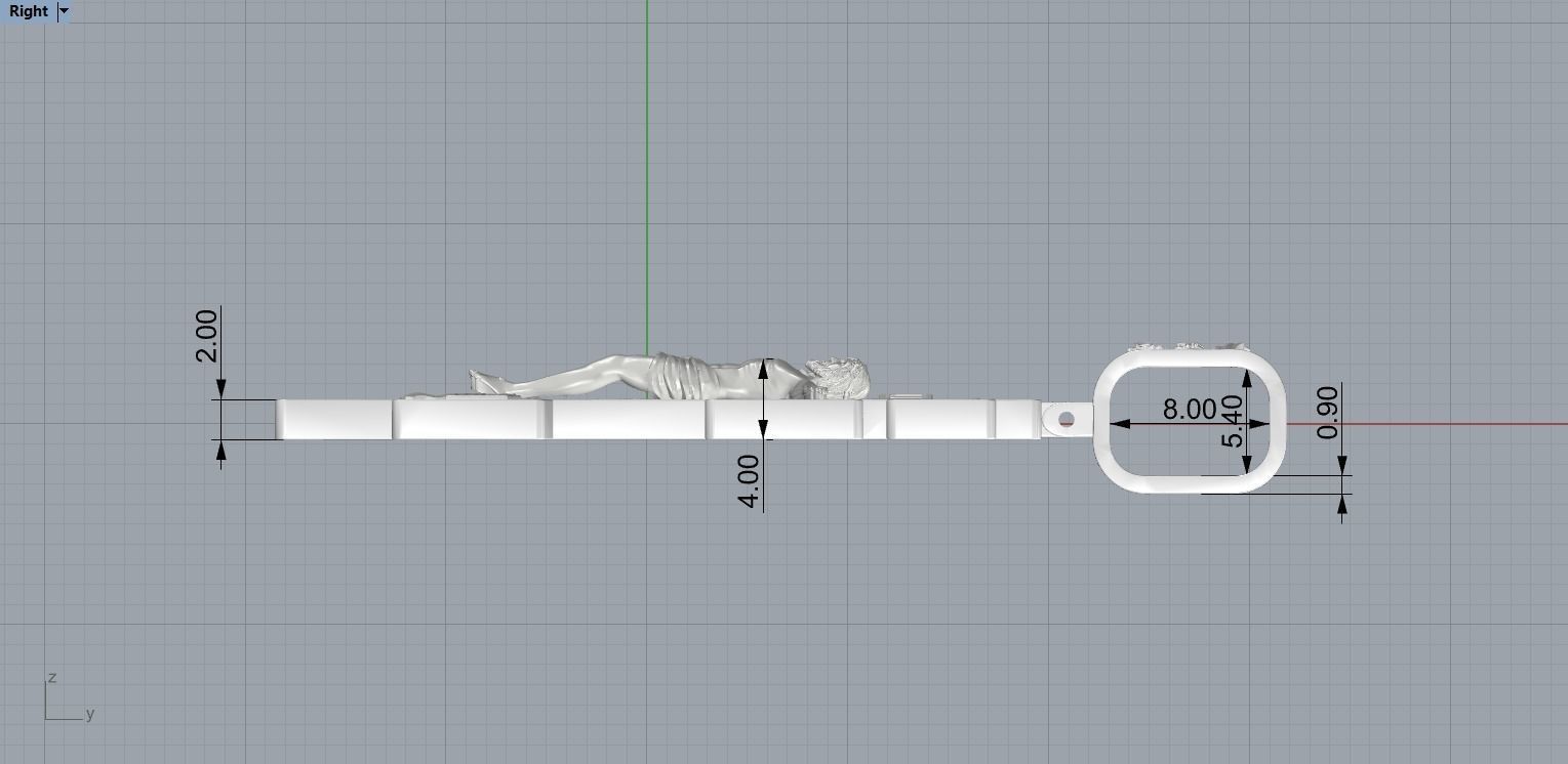 Cross Orthodox  0162 3D print model_16