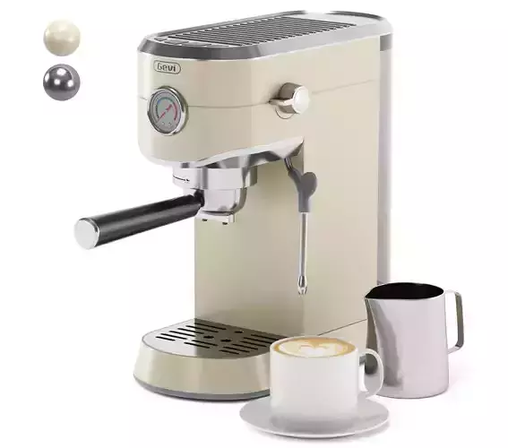 GEVI espresso coffee machine 3D model
