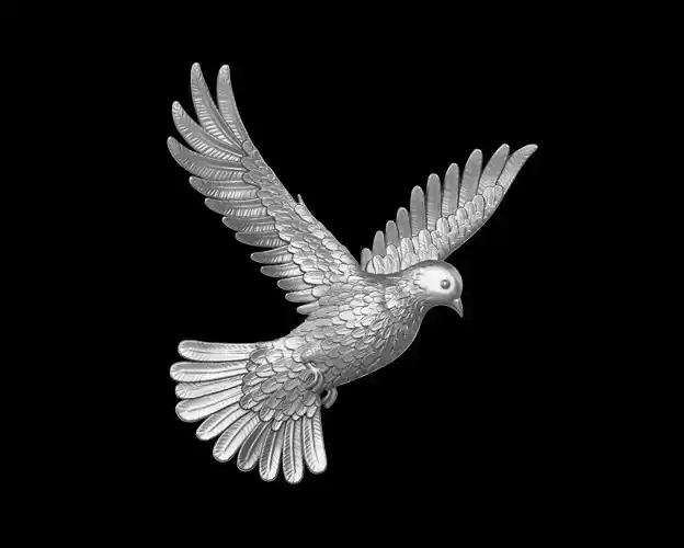 Dove pigeon N127 3D print model