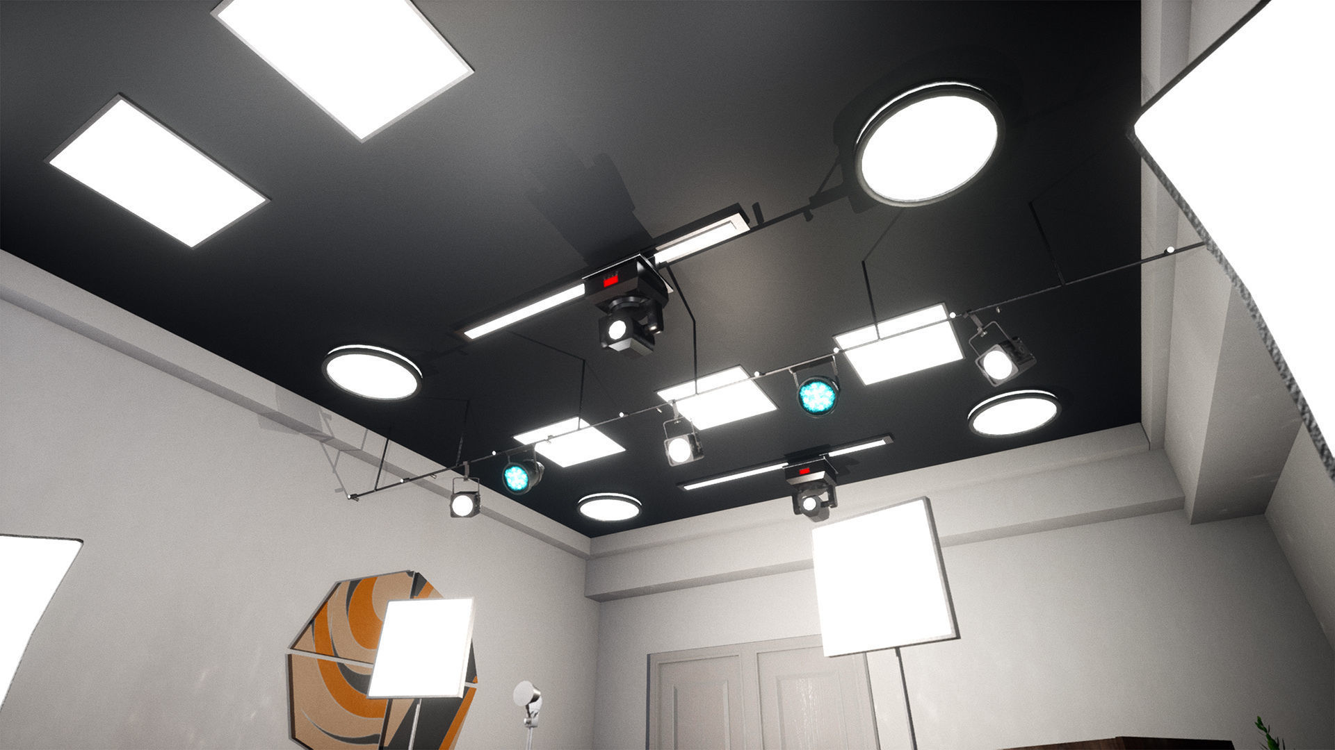 3D model Studio Lighting 22 Assets VR / AR / low-poly | CGTrader