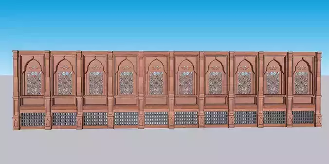 indian jodhpuri stone jharokha window