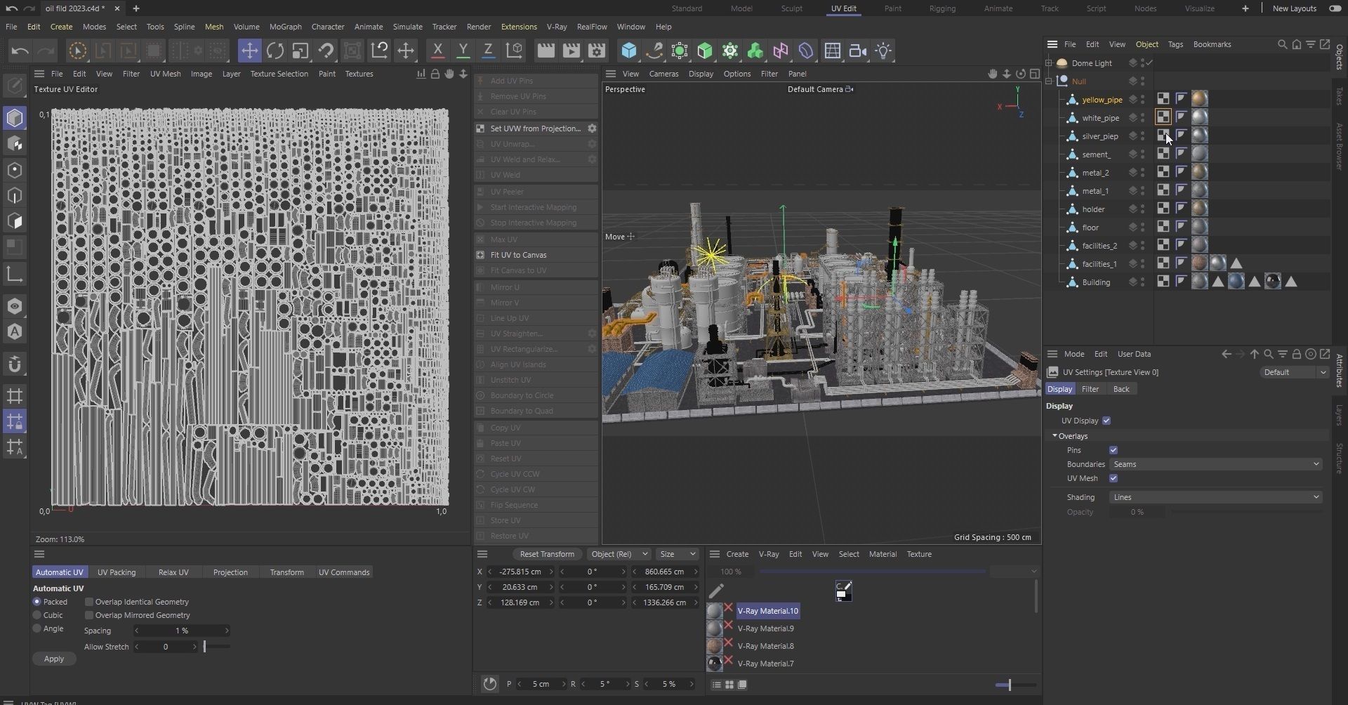 oil factory 3D model_14
