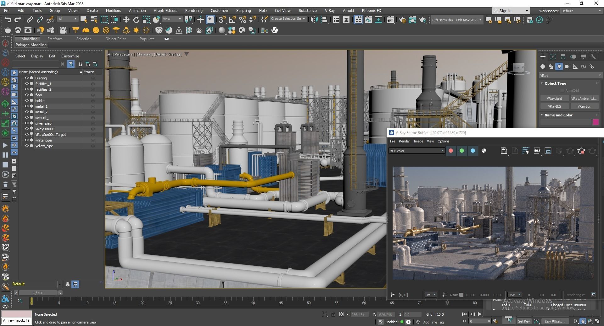 oil factory 3D model_11