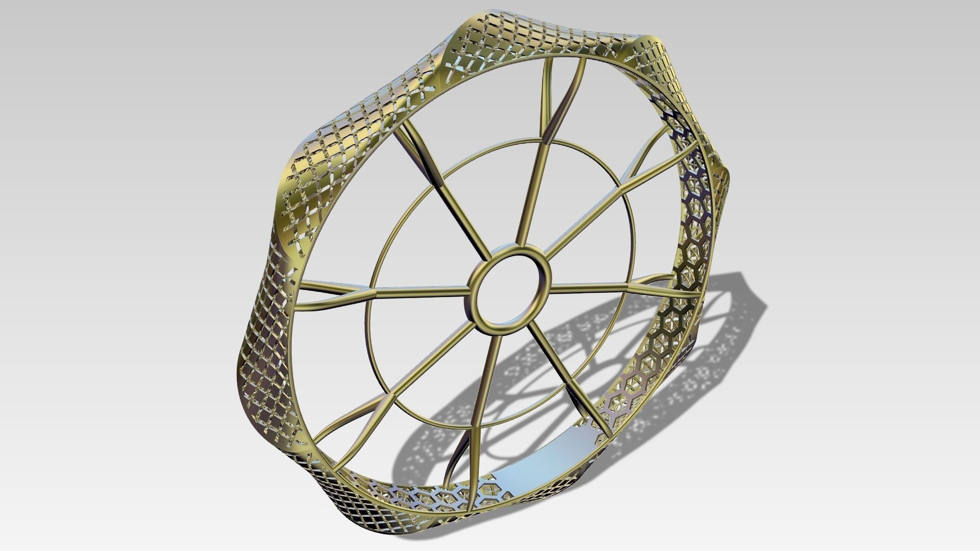 Fusion bangle code 701 and 702 and 703 in 4 sizes 3D Model Collection_3
