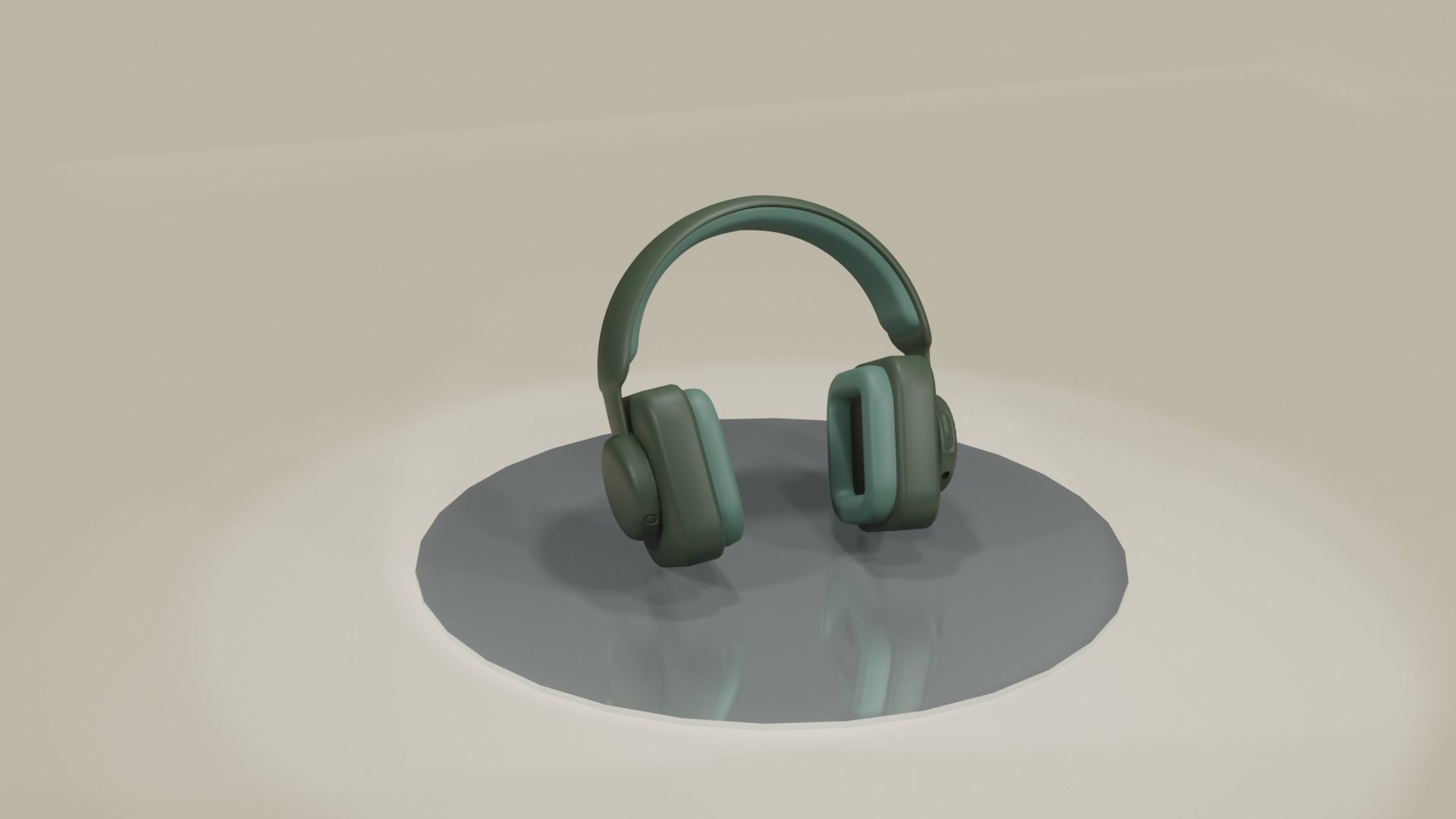 3d blender Headphone for my vroid character  Low-poly 3D model_4