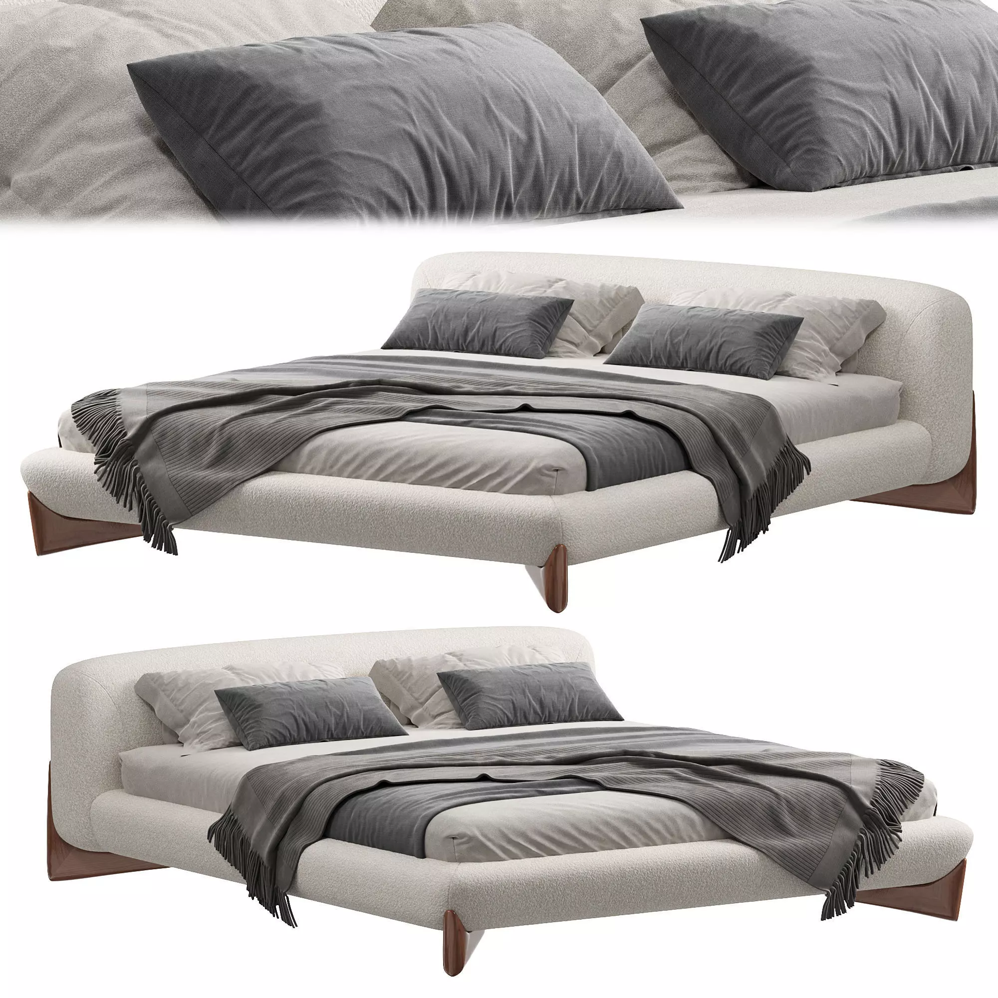 Porada Softbay BED 3D model_0