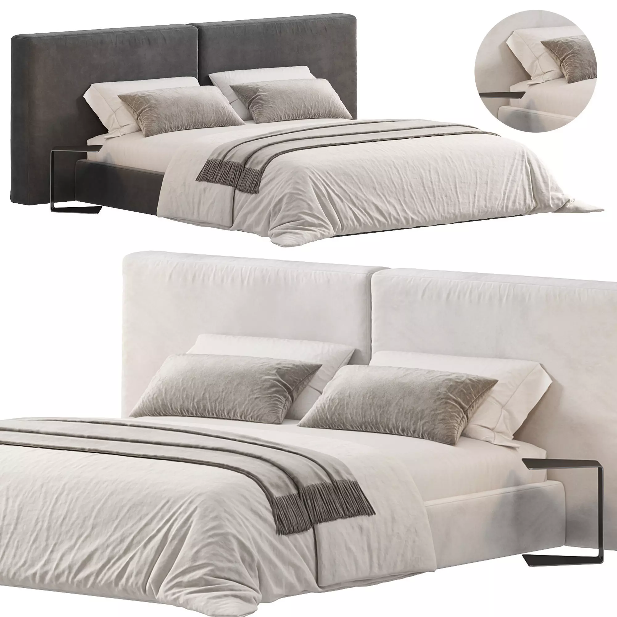Porter bed by Thehighwall 3D model