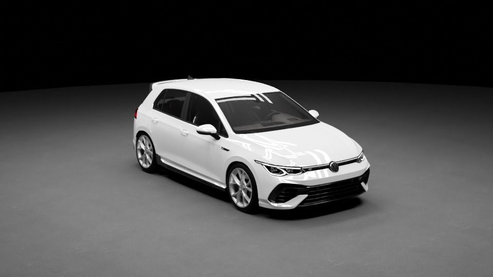 Volkswagen Golf R 3D model_12