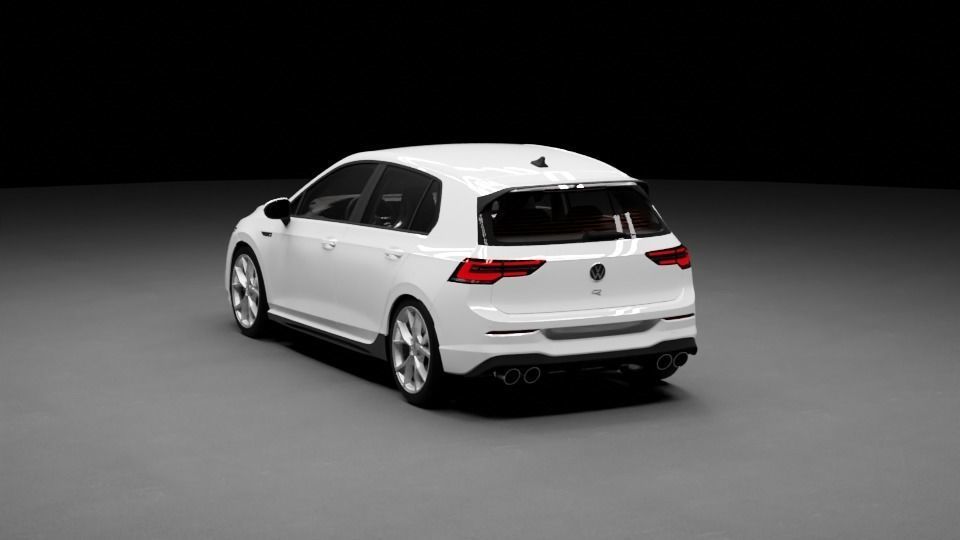 Volkswagen Golf R 3D model_5