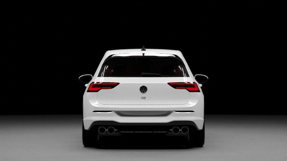 Volkswagen Golf R 3D model_9