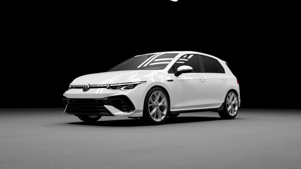 Volkswagen Golf R 3D model_10