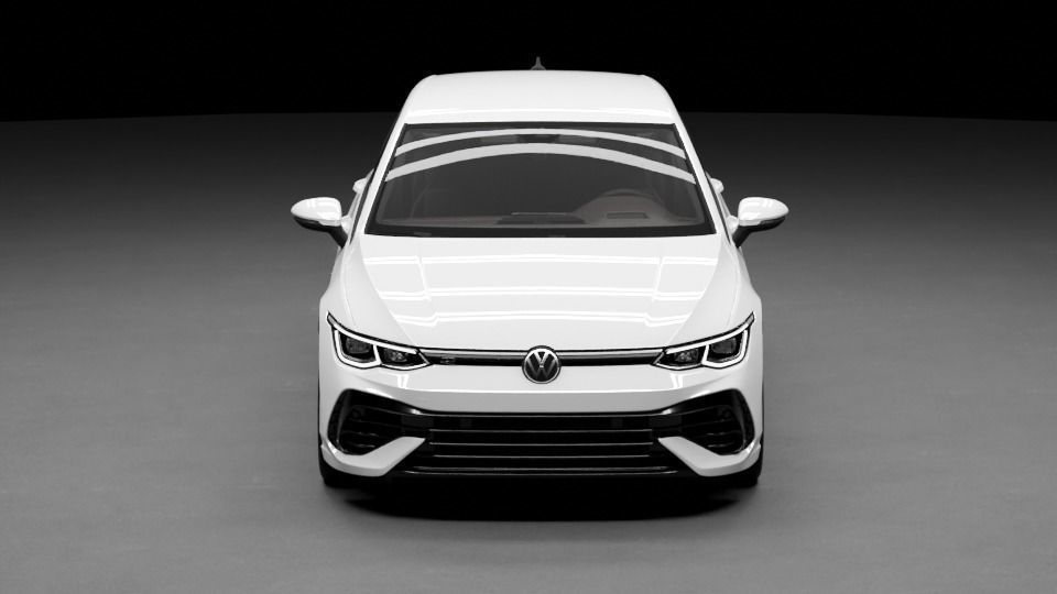 Volkswagen Golf R 3D model_1