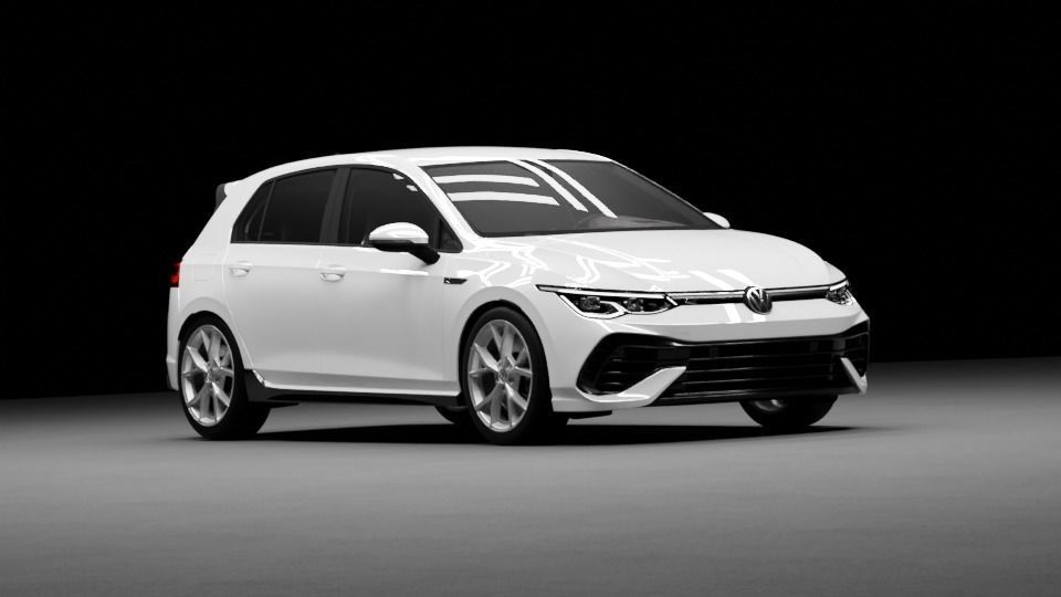 Volkswagen Golf R 3D model_7