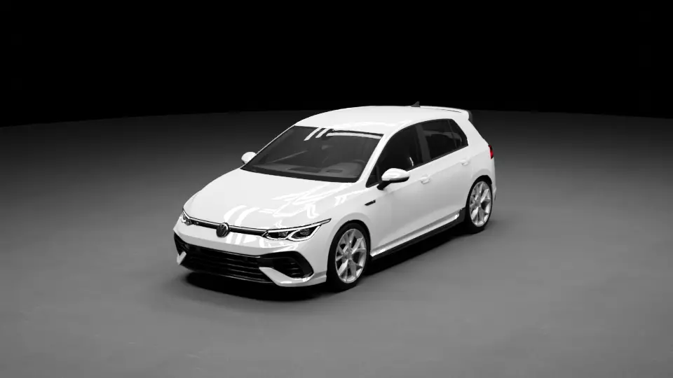 Volkswagen Golf R 3D model_0