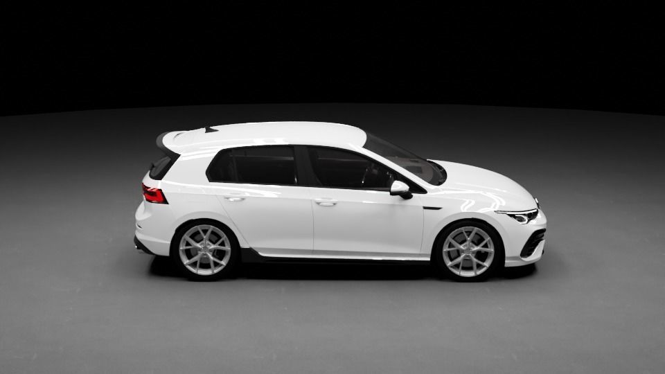 Volkswagen Golf R 3D model_4