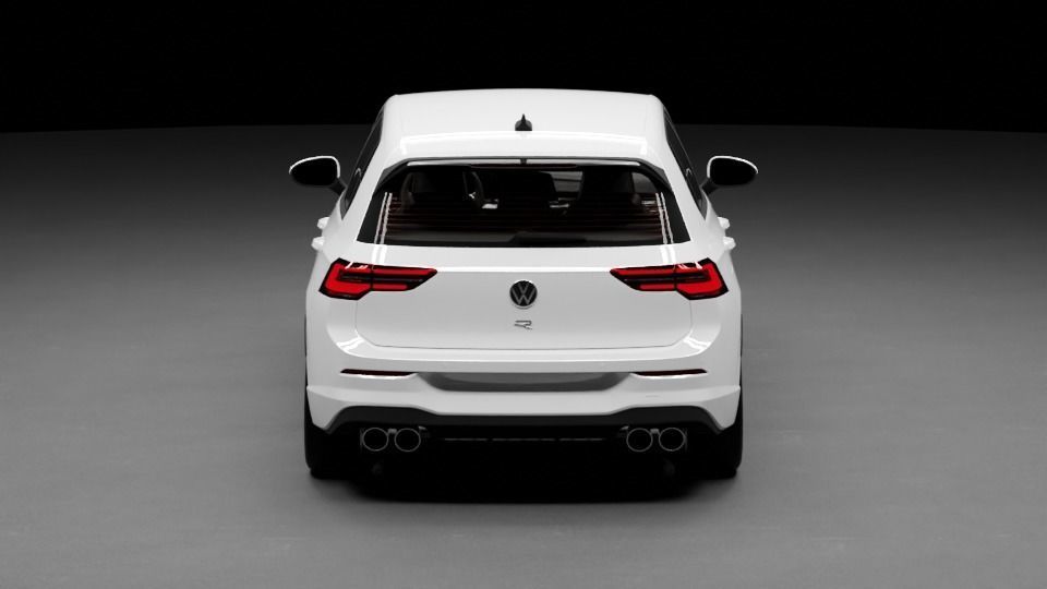 Volkswagen Golf R 3D model_2