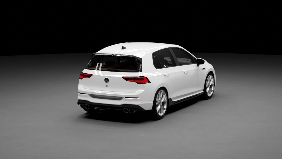 Volkswagen Golf R 3D model_3