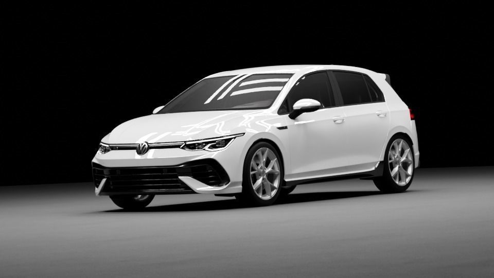 Volkswagen Golf R 3D model_6