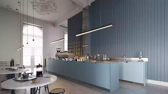 ProVis3D 029 - Cafe 3D model