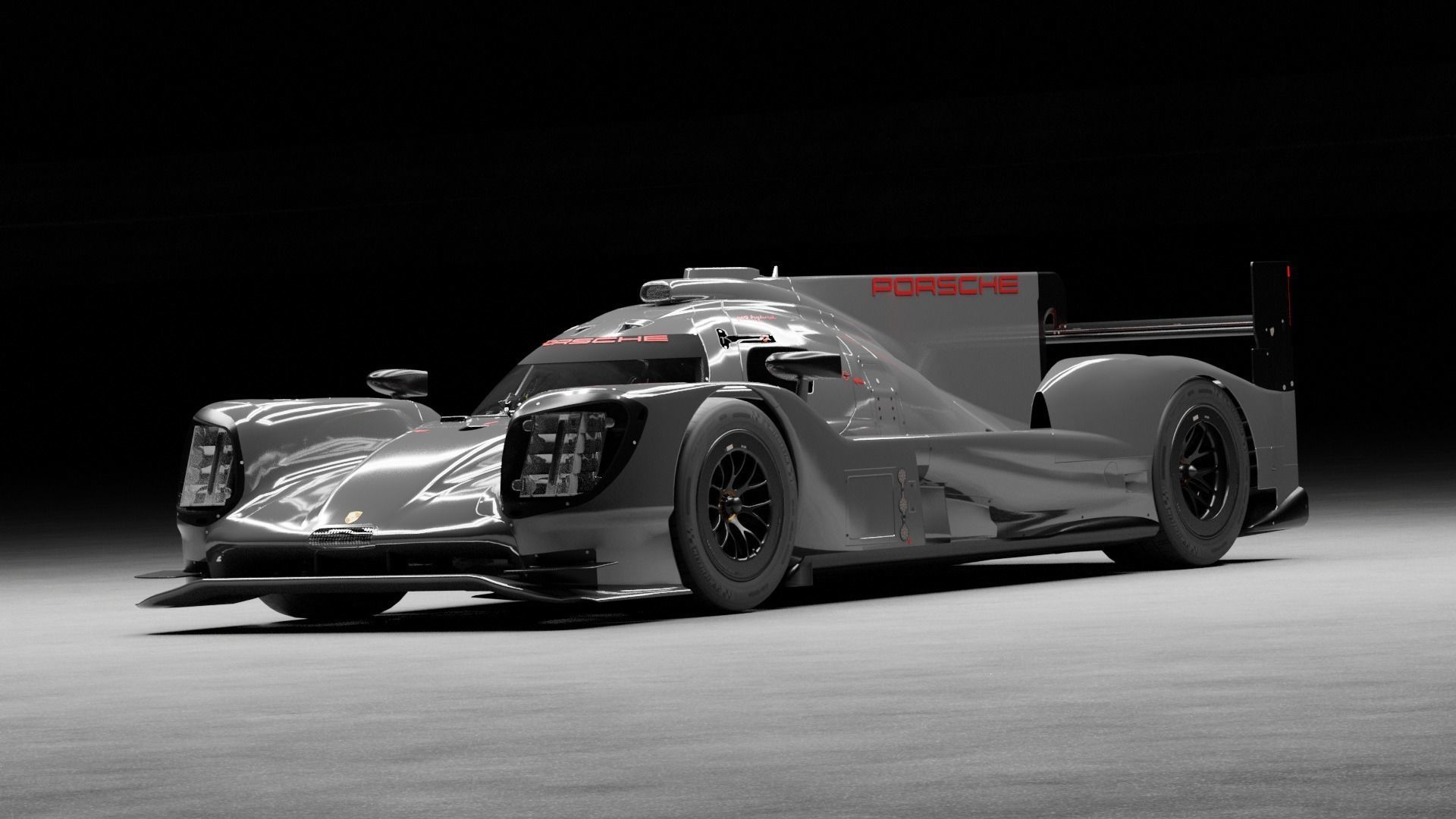 Porsche 919 Hybrid 3D model_9