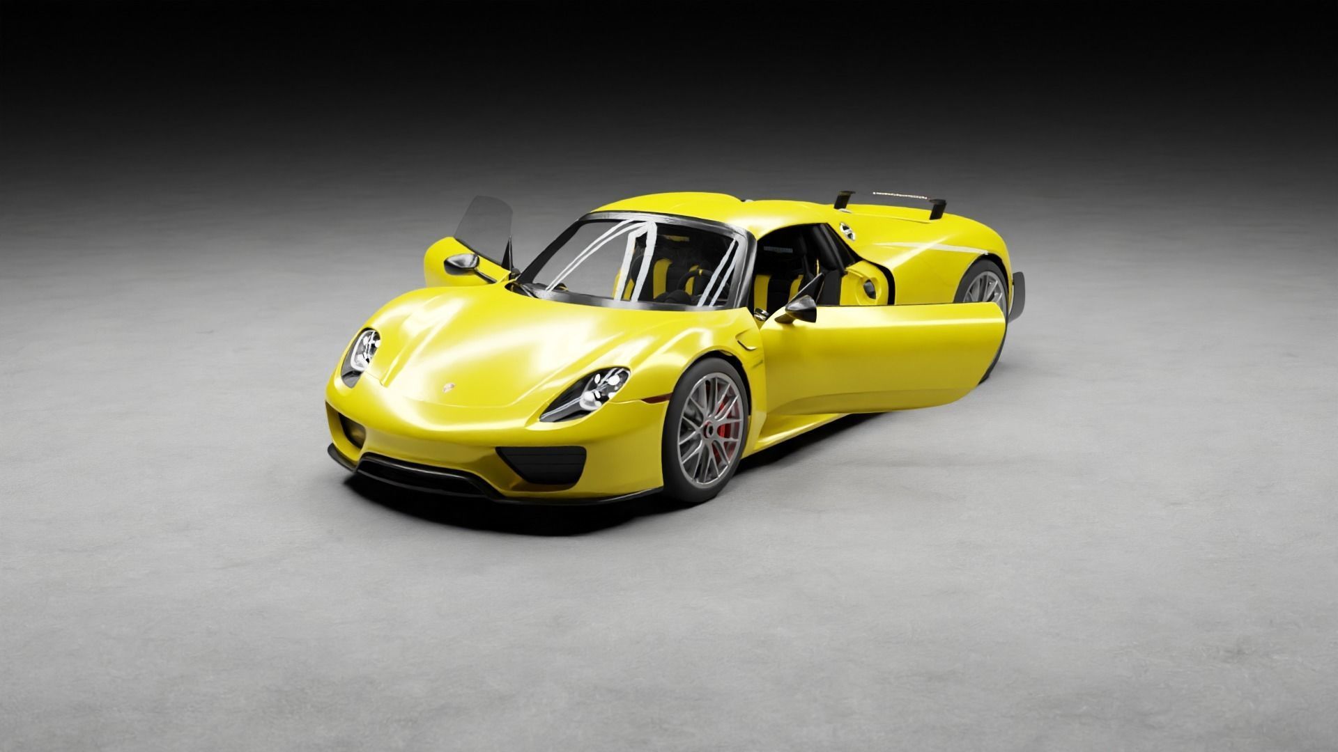 Porsche 918 Spyder 3D model_2