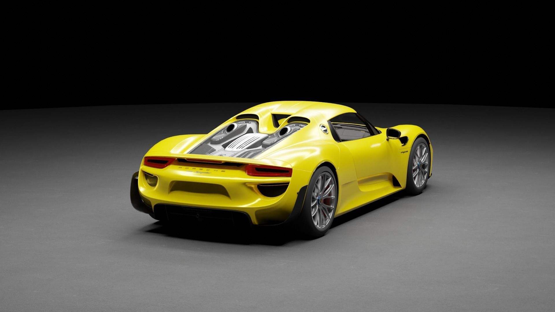 Porsche 918 Spyder 3D model_16