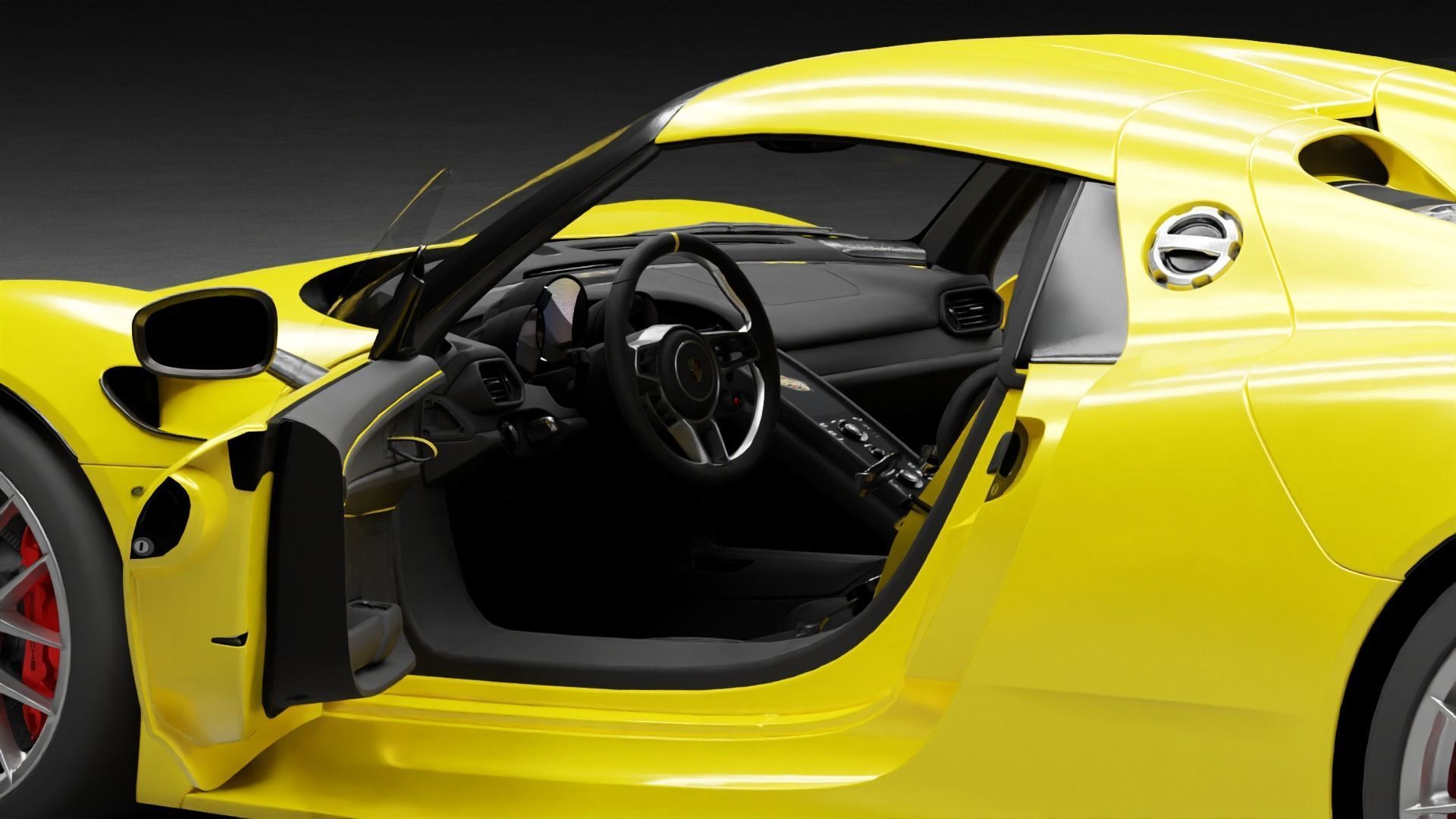 Porsche 918 Spyder 3D model_6