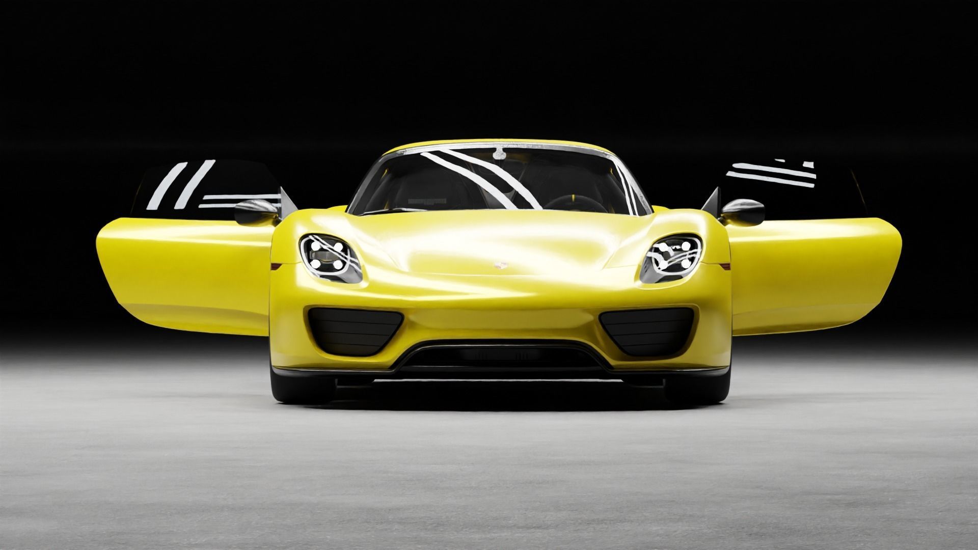 Porsche 918 Spyder 3D model_11