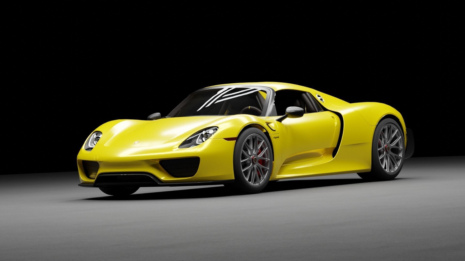 Porsche 918 Spyder 3D model_7