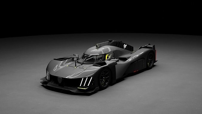 Peugeot 9X8 LeMans 3D model