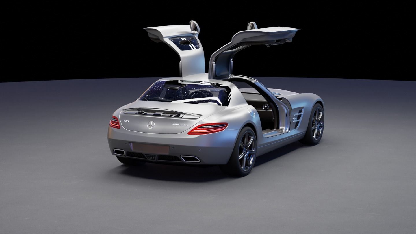 Mercedes SLS AMG 3D model_23