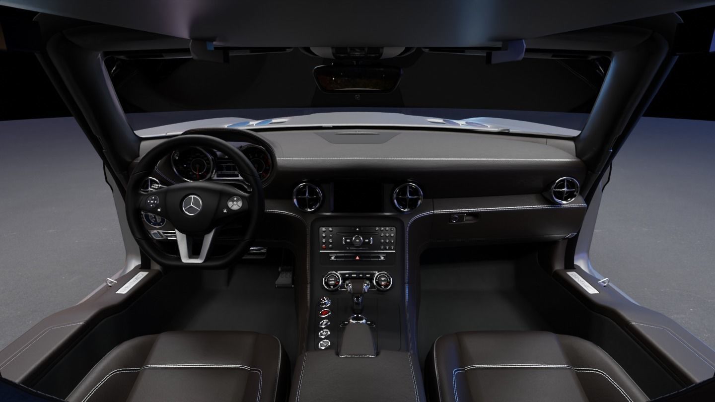 Mercedes SLS AMG 3D model_11