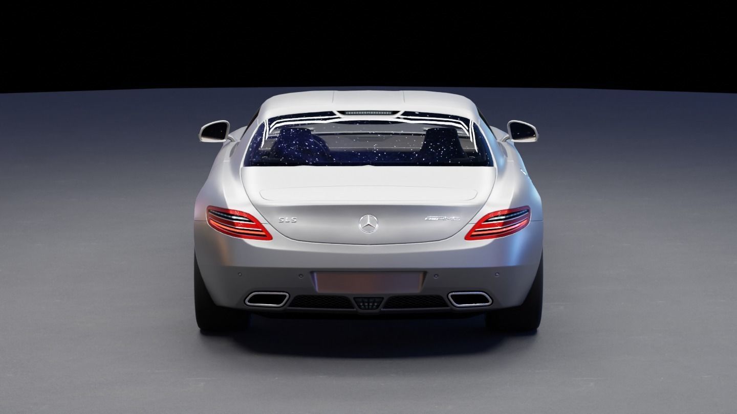 Mercedes SLS AMG 3D model_2