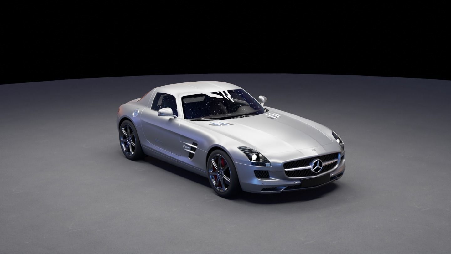 Mercedes SLS AMG 3D model_12