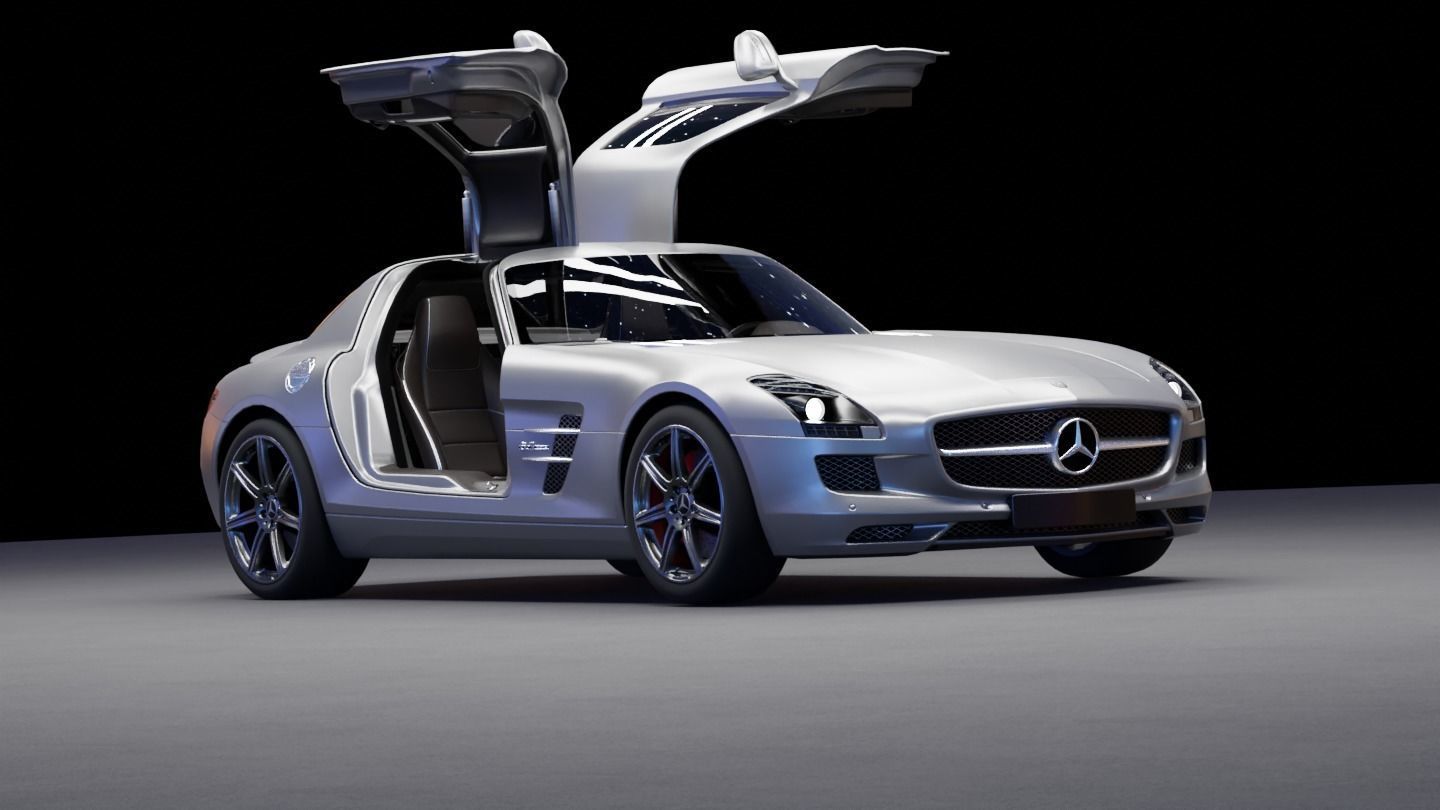Mercedes SLS AMG 3D model_21