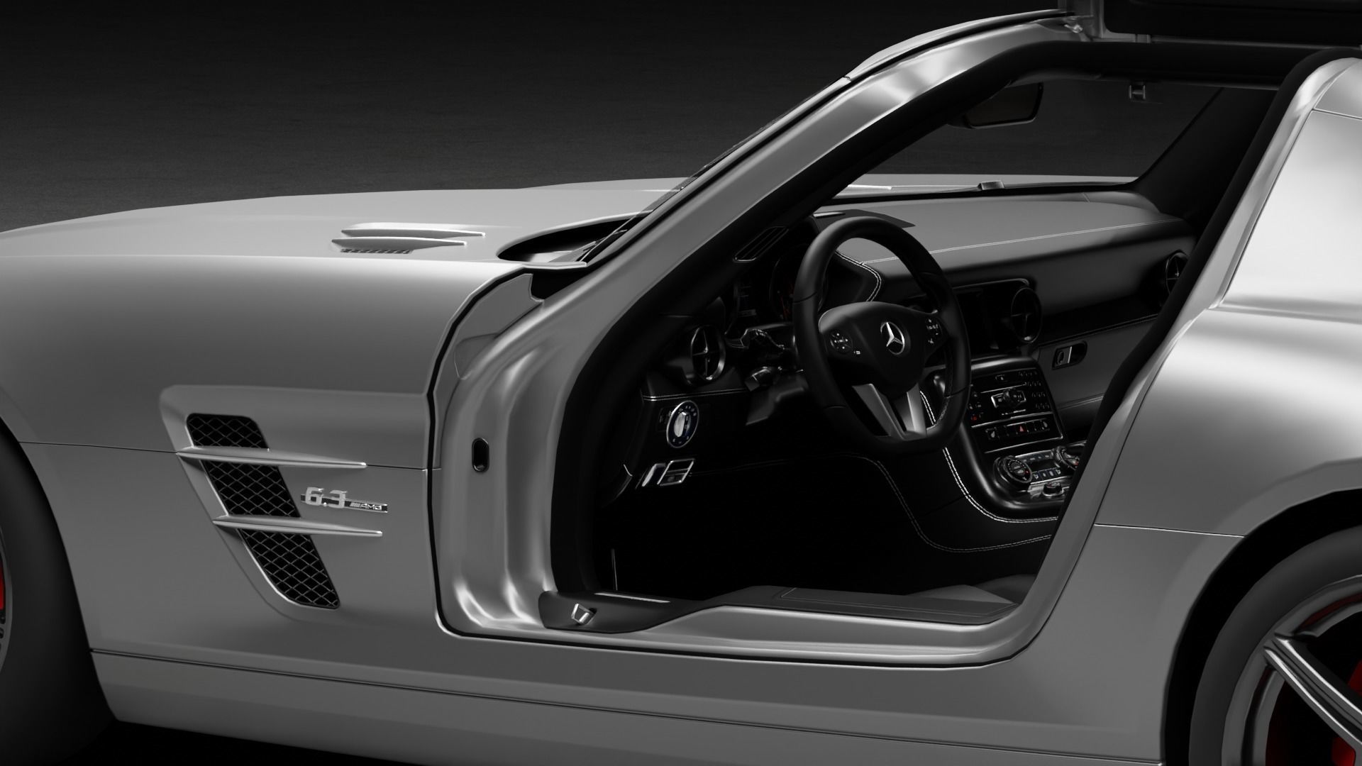 Mercedes SLS AMG 3D model_4