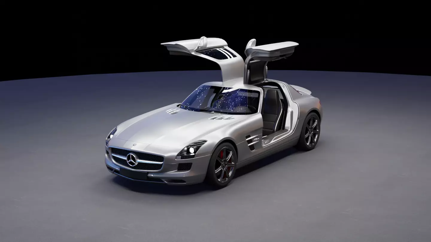 Mercedes SLS AMG 3D model_0