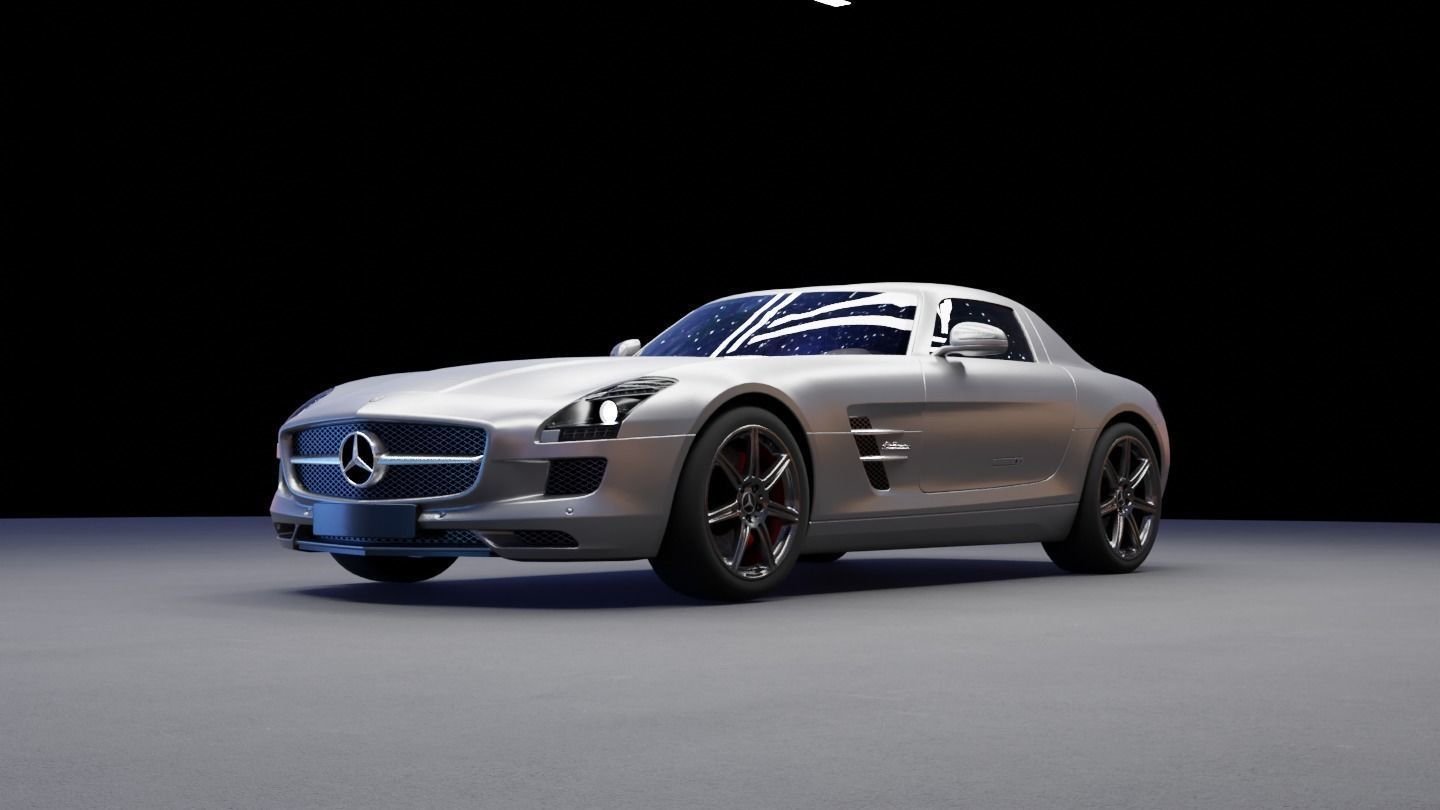 Mercedes SLS AMG 3D model_16