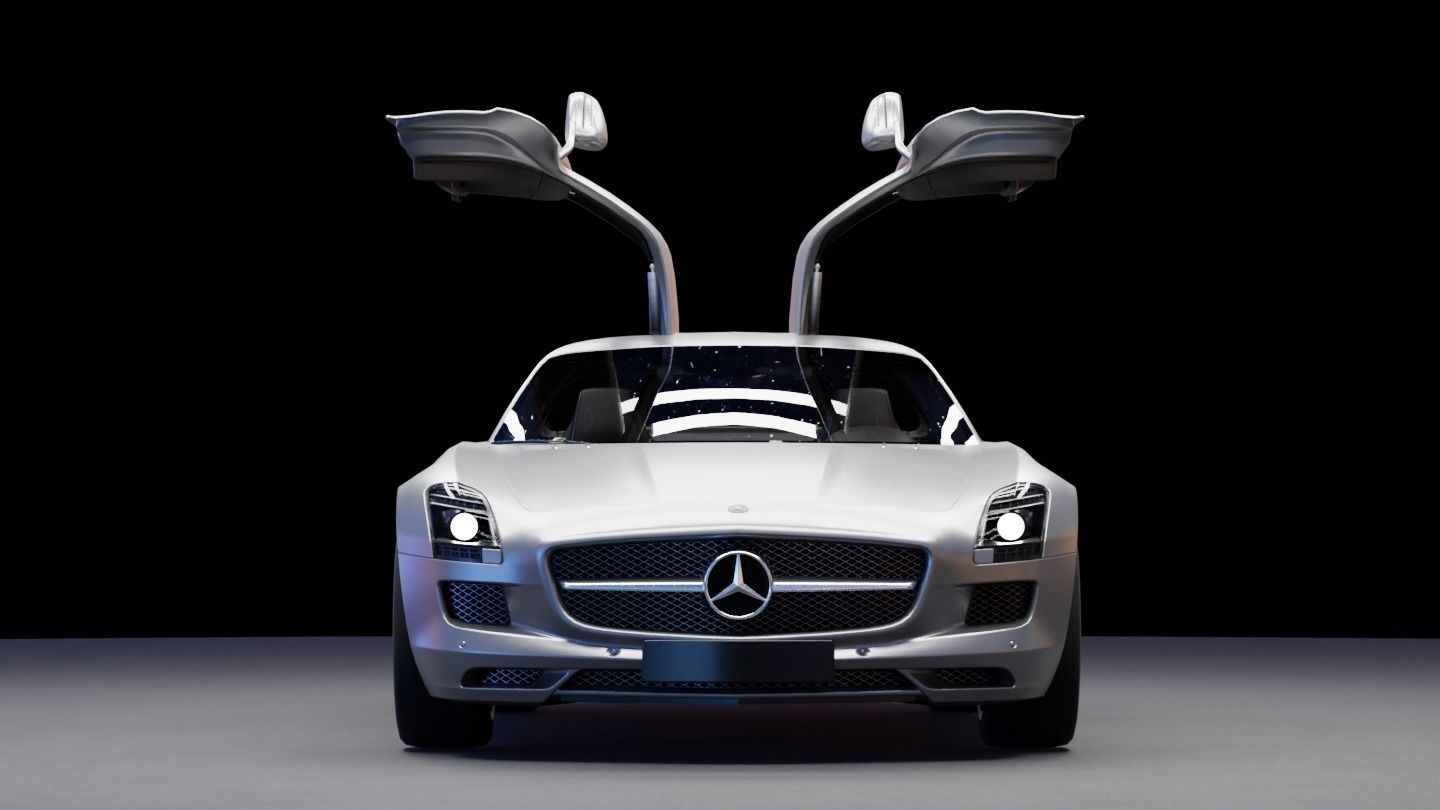 Mercedes SLS AMG 3D model_24