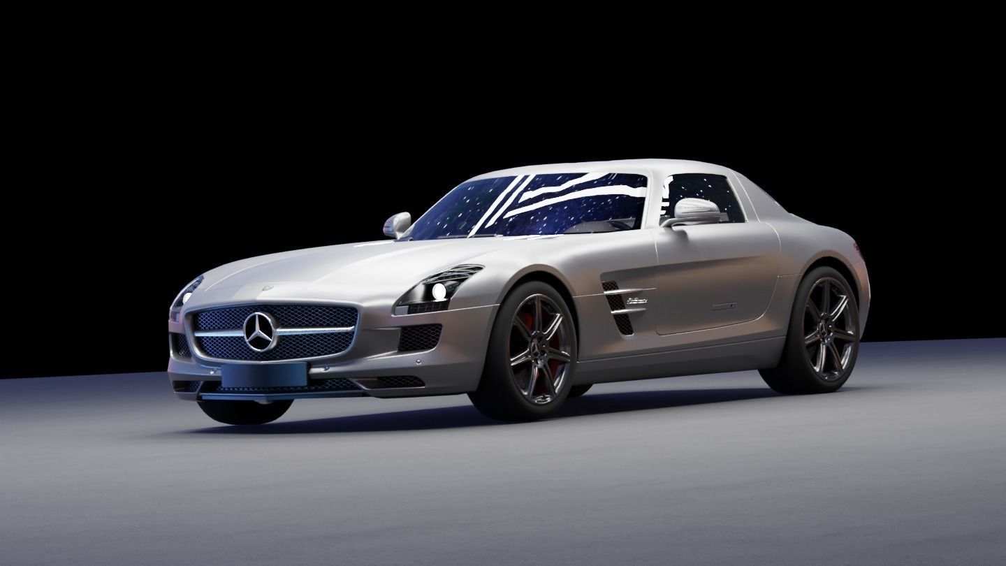Mercedes SLS AMG 3D model_7