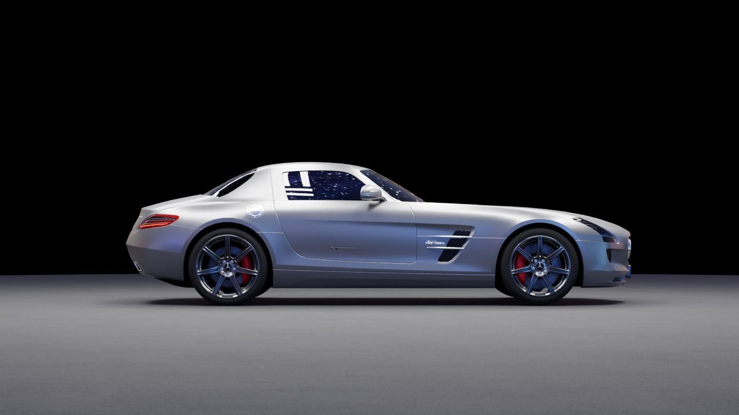 Mercedes SLS AMG 3D model_8