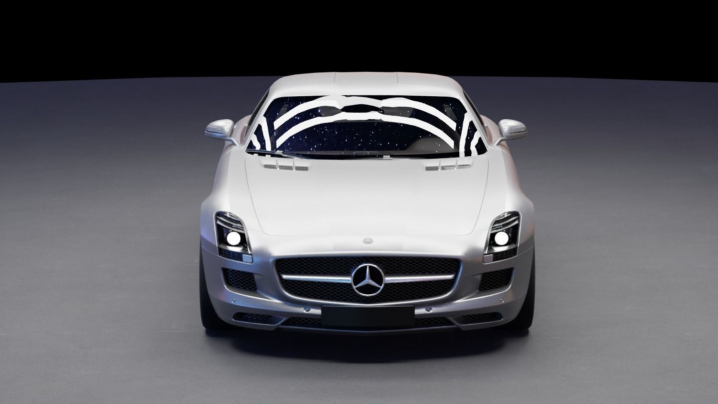 Mercedes SLS AMG 3D model_1