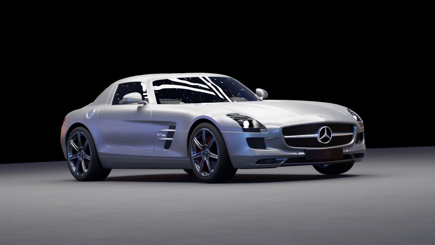 Mercedes SLS AMG 3D model_6