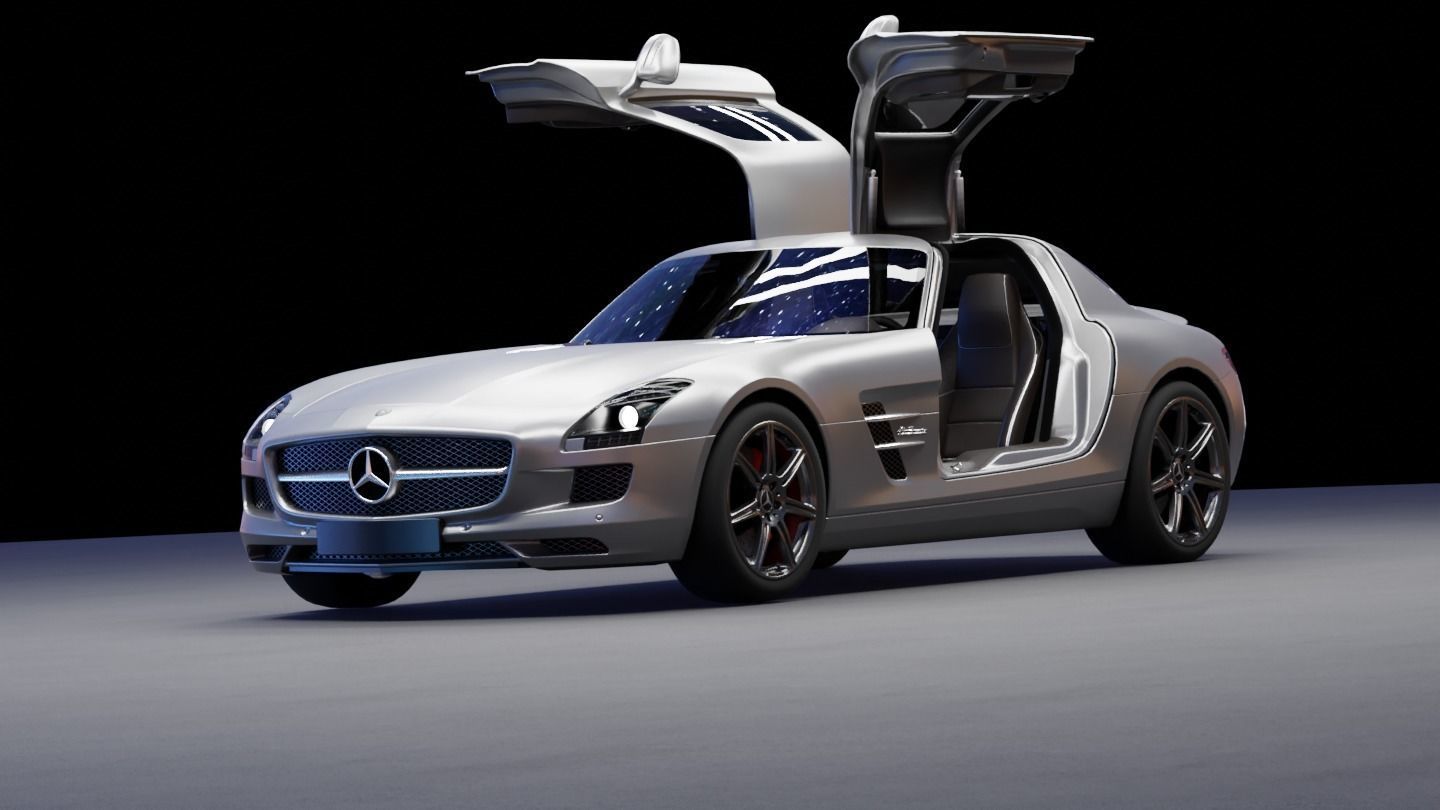 Mercedes SLS AMG 3D model_19