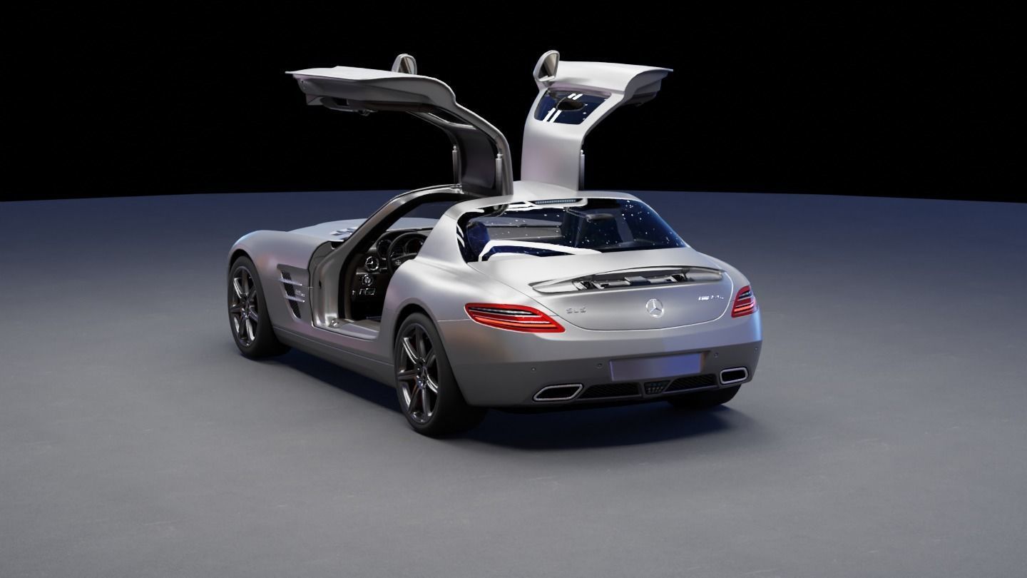 Mercedes SLS AMG 3D model_5