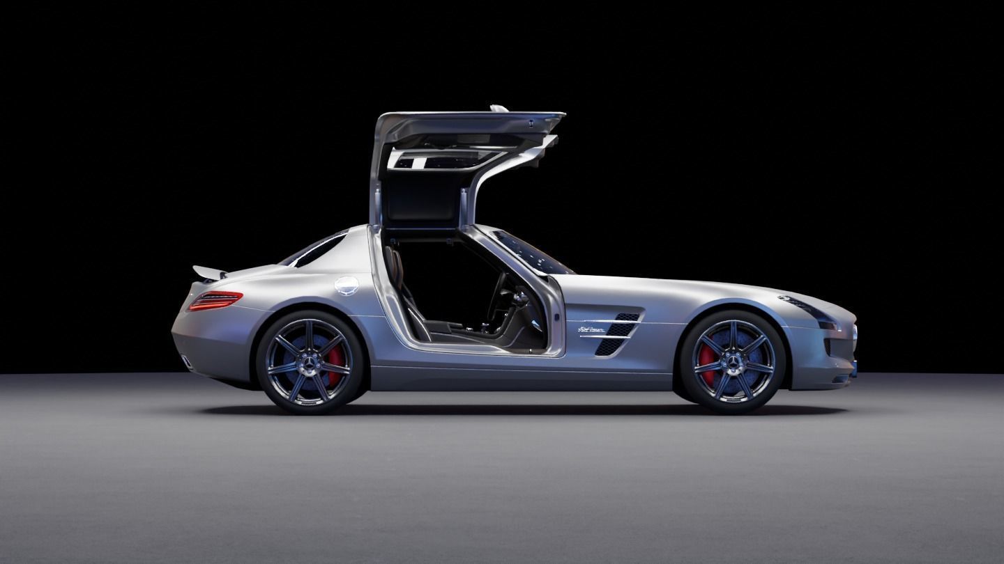 Mercedes SLS AMG 3D model_22