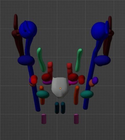 3D Model of Cranial Nerve Nuclei 3D model_21